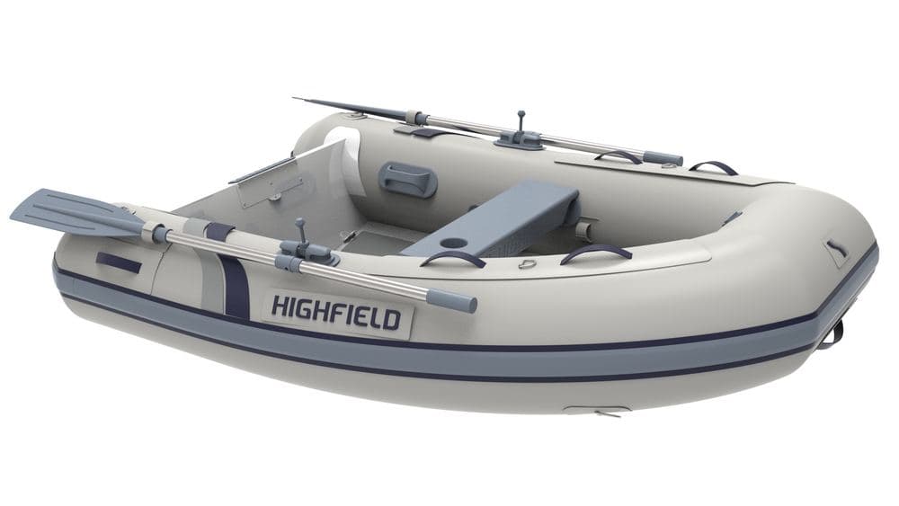 A Highfield Ultralite tender, studio view