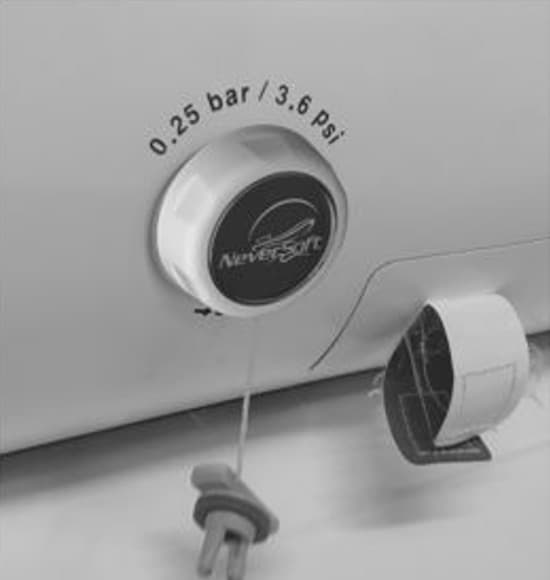 The Neversoft cap screwed onto the valve.